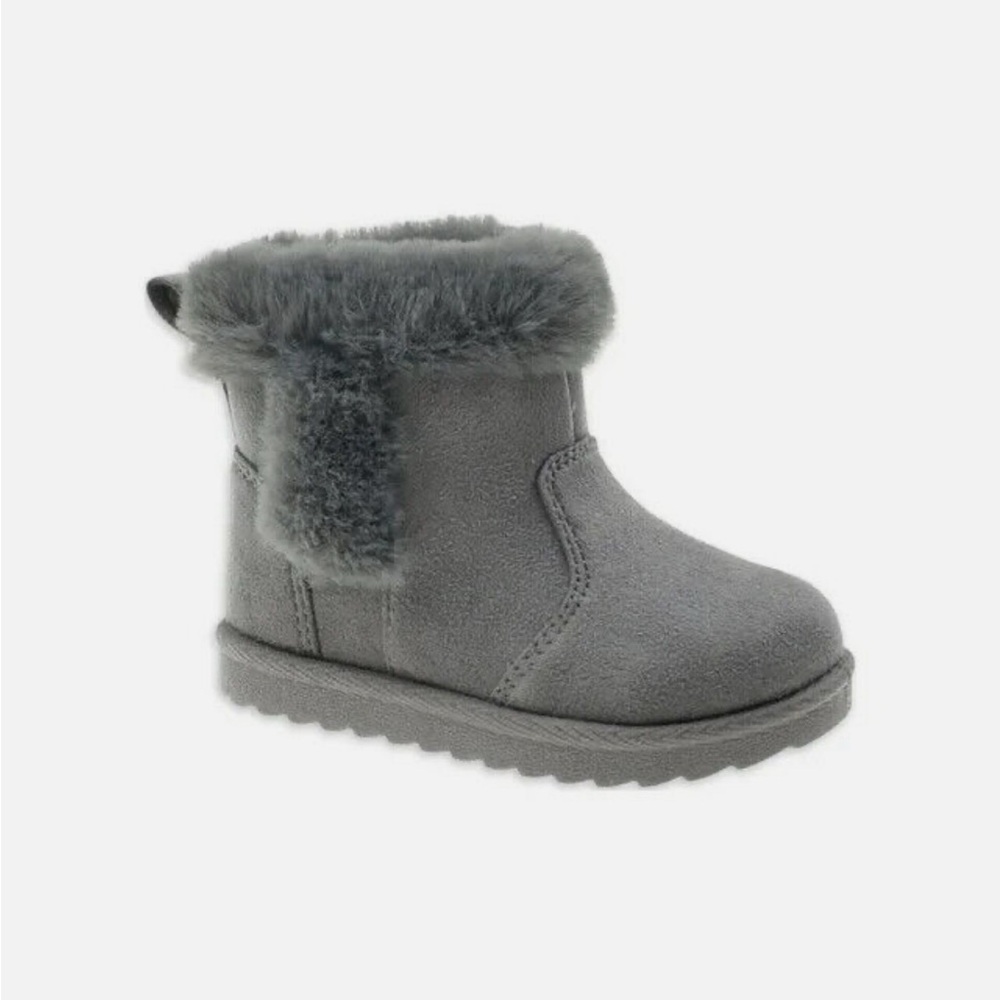 New Wonder Nation Gray Faux Fur Lined Boot